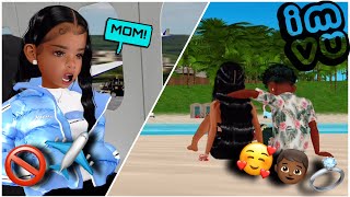 CIARA GOES TO HAWAII😱✈️👦🏾 IMVU SKIT [upl. by Sonitnatsnok]