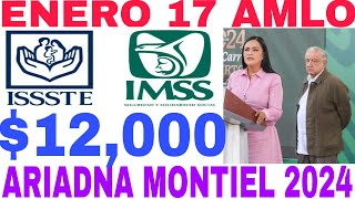 📆CONFIRMA 1 FEB INICIA PAGOS AUMENTOS PENSIÓN ISSSTE IMSS BIENESTAR AMLO Y ARIADNA PAGOS DOBLES🥊 [upl. by Mecke422]