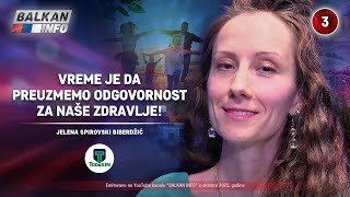 INTERVJU Jelena S Biberdžić  Vreme je da preuzmemo odgovornost za naše zdravlje 1102023 [upl. by Aretak]