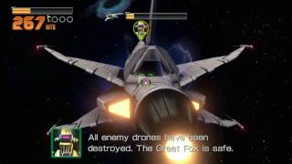 Star Fox Zero  Asteroid Field  High Score 267 Hits [upl. by Anaiv]