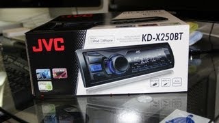 JVC KDX250BT Digital Media Receiver  Unboxing [upl. by Ennahoj]