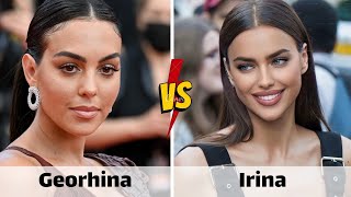 Georgina Rodriguez Ronaldos Girlfriend Vs Irina Shake Ronaldos Ex Girlfriend [upl. by Aidul]