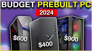 Top 5 Best BUDGET Prebuilt Gaming PCs of 2024 [upl. by Nomsed]