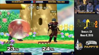 The Golden Bair 2  Invitational  Pools Bizzarro Flame Ganondorf vs Shroomed SheikMarth [upl. by Eisle852]