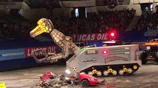 Hot Wheels Monster Trucks Live Cleveland Ohio 2019 Megasaurus [upl. by Edgar]