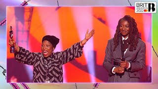 Little Simz wins Best New Artist  The BRIT Awards 2022 [upl. by Brodeur]