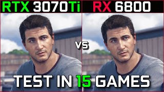 RTX 3070 Ti vs RX 6800  Test in 15 Games at 1440p  2160p  in 2023 [upl. by Xeno446]