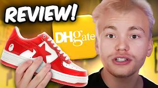 I Got a Bape Shoe From DHgate Is It Good  2024 Bape DHgate Shoe Review [upl. by Rea]