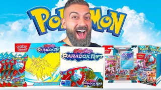 I Opened EVERY Paradox Rift Pokemon Product Ever Made [upl. by Edra]