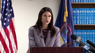 Michigan AG announces charges in doublevoting case [upl. by Nirrej]