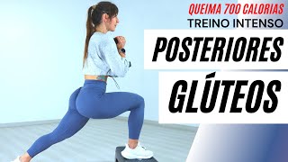 Treino Intenso de Posteriores e Glúteos em casa  Queima 700 Kcal  45 min [upl. by Anidualc667]