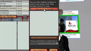 SmartBots how to Invite bot to the Second Life group and set the bots abilities [upl. by Rebba]