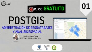 🌎 Curso ¡GRATIS Administración de Base de Datos Espaciales con PostGIS 01  CAEG [upl. by Rubetta]