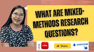 VL16  Mixed Methods Research Questions HybridIntegrated Question [upl. by Odyssey]