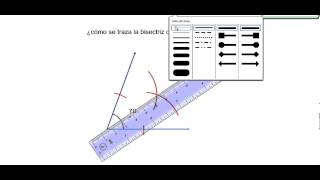 como se traza la bisectriz [upl. by Nave]